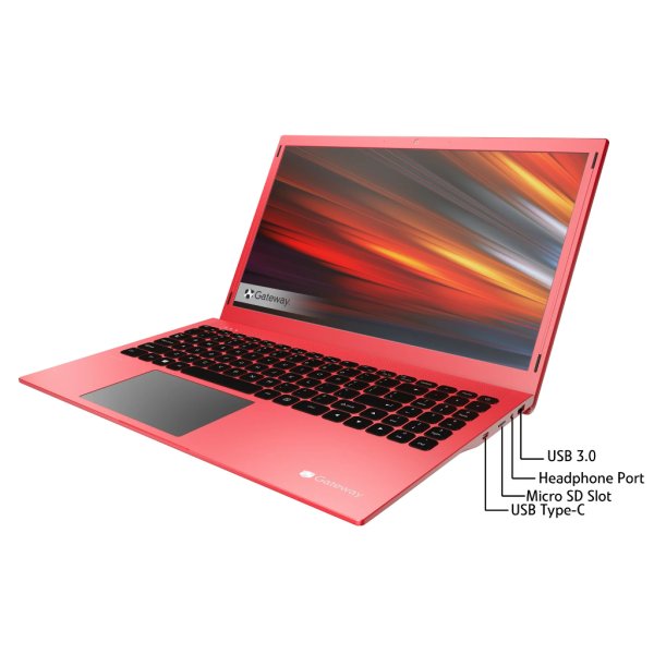 gateway 15.6 fhd laptop:4gb ram:128gb hd:red2