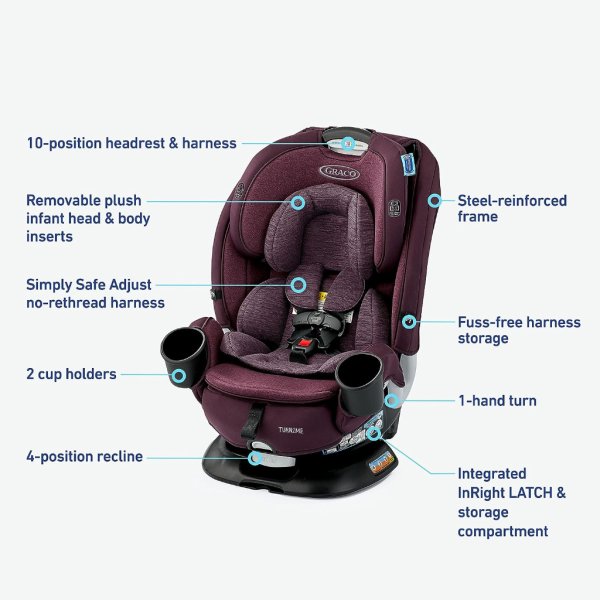 graco® turn2me™ 3 in 1 car seat, london2