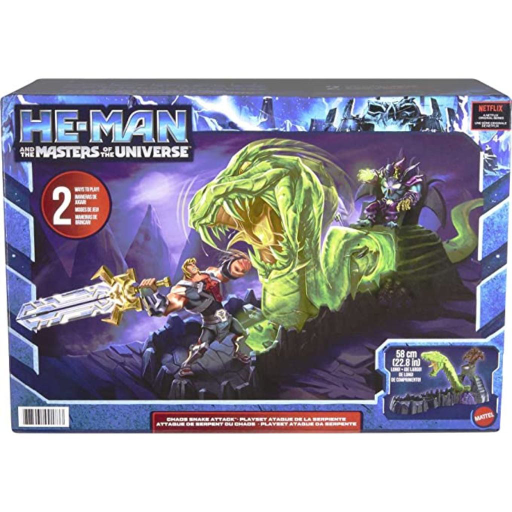 he man and the masters of the universe chaos snake attack playset 5