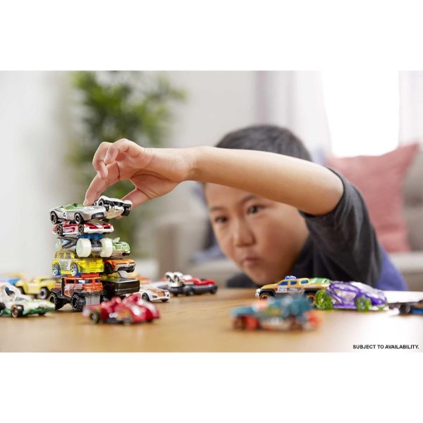 hot wheels 20 pack of 1:64 scale toy sports & race cars, collectible vehicles (styles may vary)5