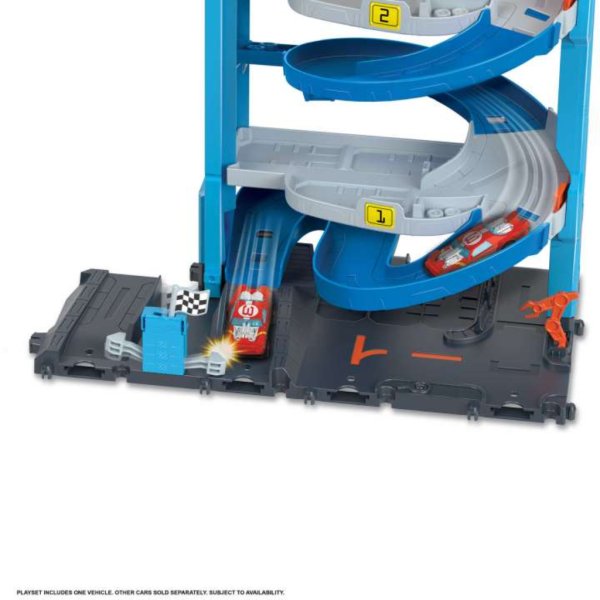 hot wheels city transforming race tower playset6