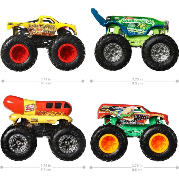 hot wheels monster trucks 4 pack1
