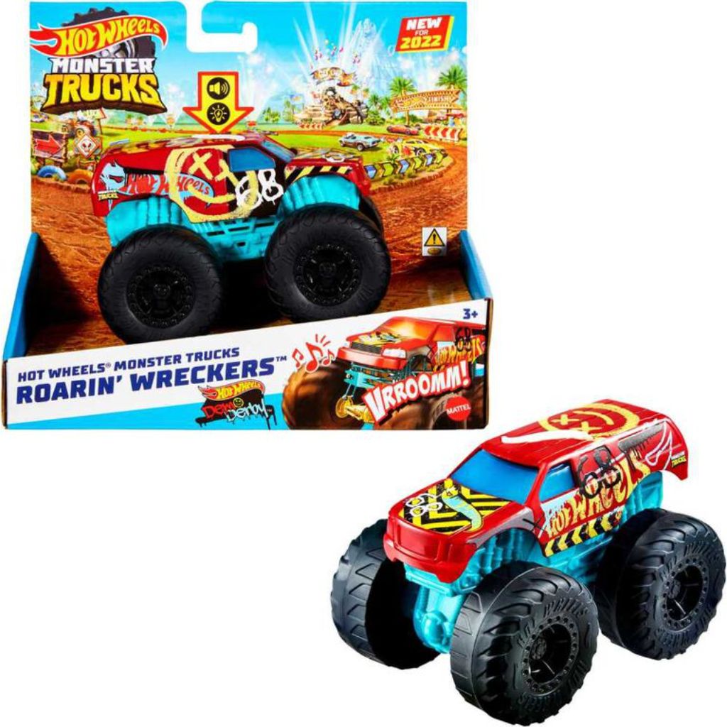 hot wheels monster trucks roaring wreckers dem derby