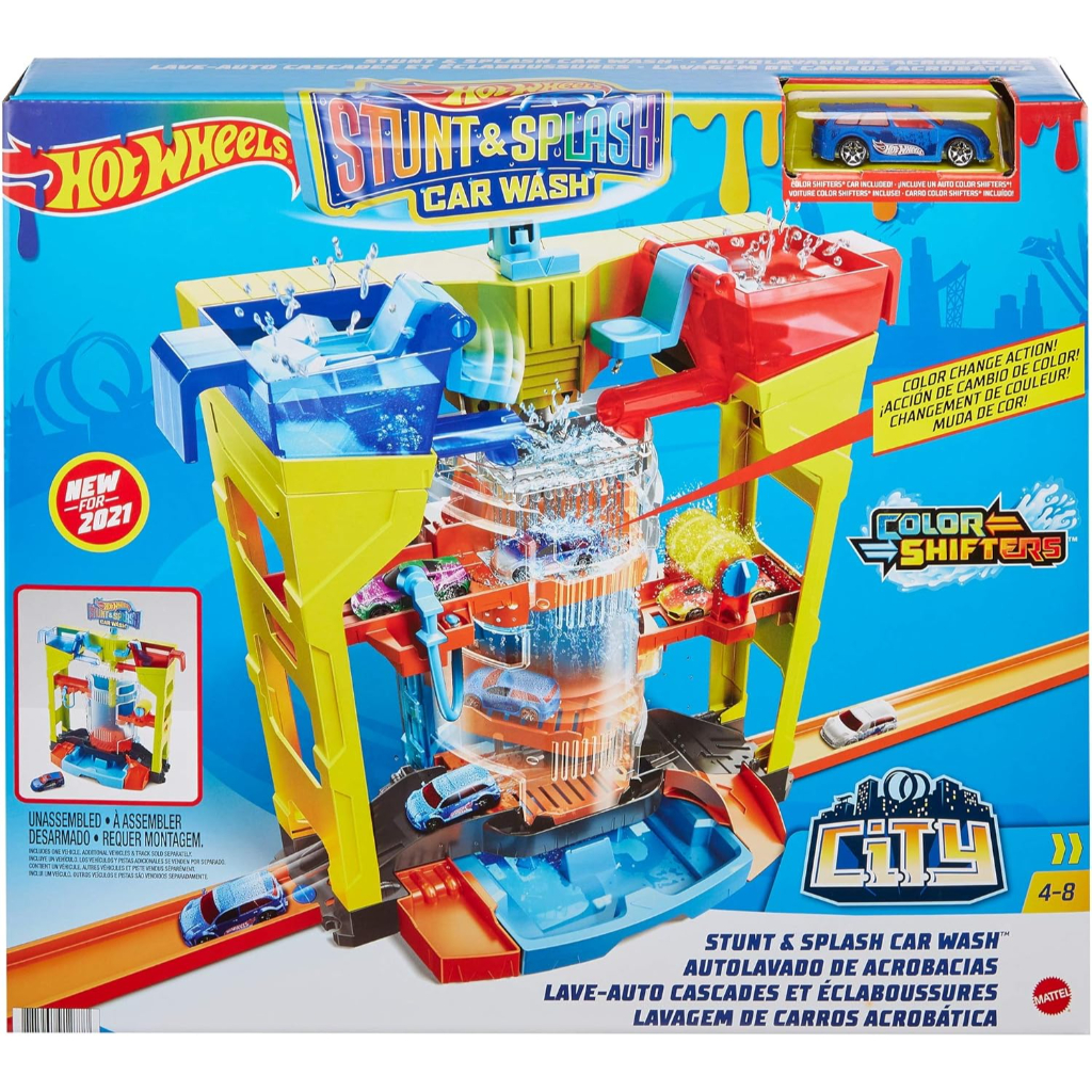 hot wheels stunt & splash car wash9