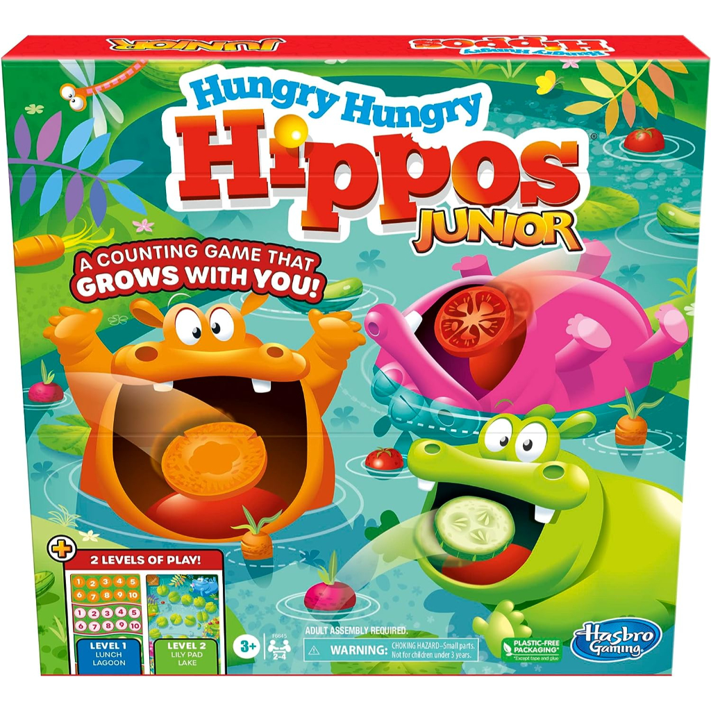 hungry hungry hippos junior board game