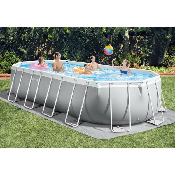 intex prism frame oval pool set 20'x10'x481