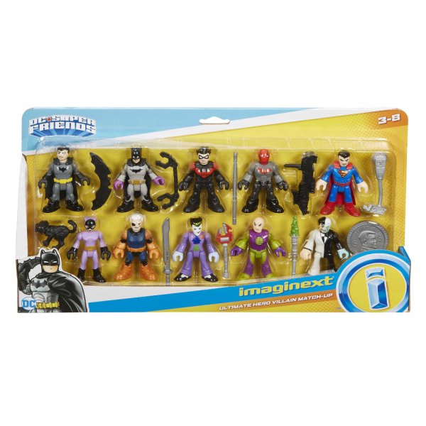 imaginext dc super friends ultimate hero villain match up