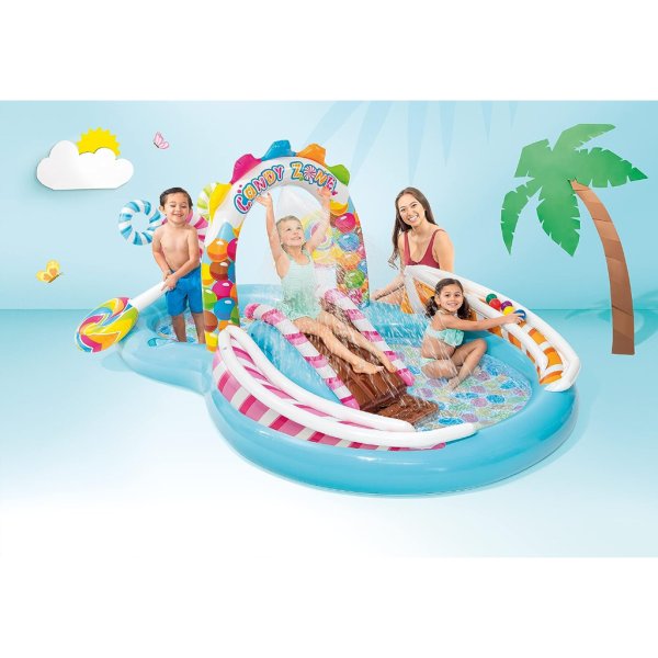 intex candy zone inflatable play center, 116 x 75 x 51