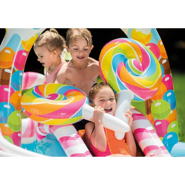 intex candy zone inflatable play center, 116 x 75 x 51 1