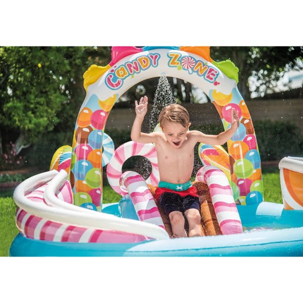 intex candy zone inflatable play center, 116 x 75 x 51 2
