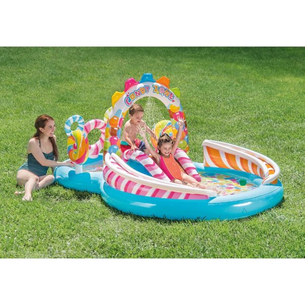 intex candy zone inflatable play center, 116 x 75 x 51 4