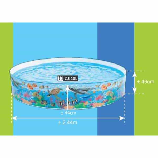 intex deep blue sea snapset pool(8x1'6)2