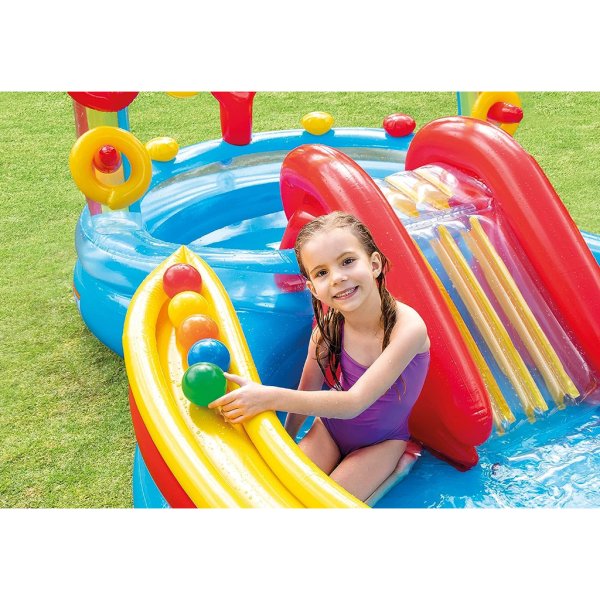 intex rainbow ring play center 9'9 x 6'4 x 4'52