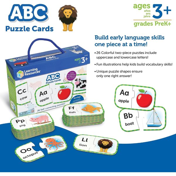 learning resources abc puzzle cards5