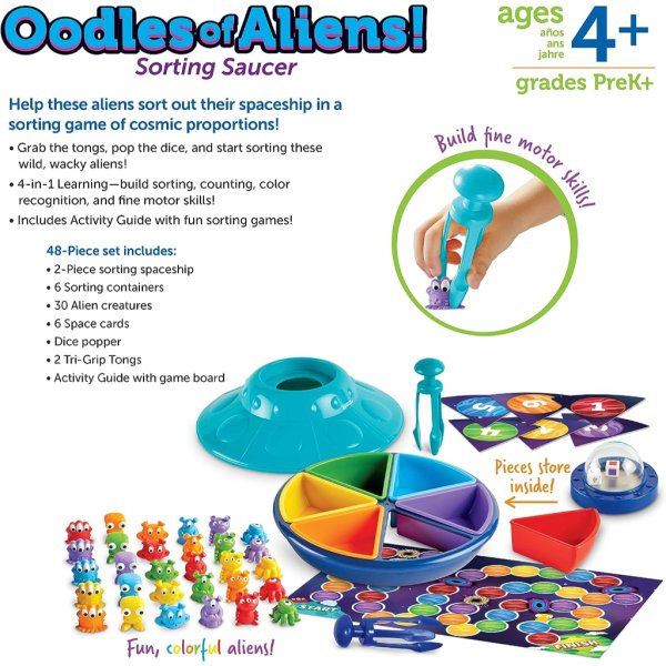 learning resources oodles of aliens sorting saucer2