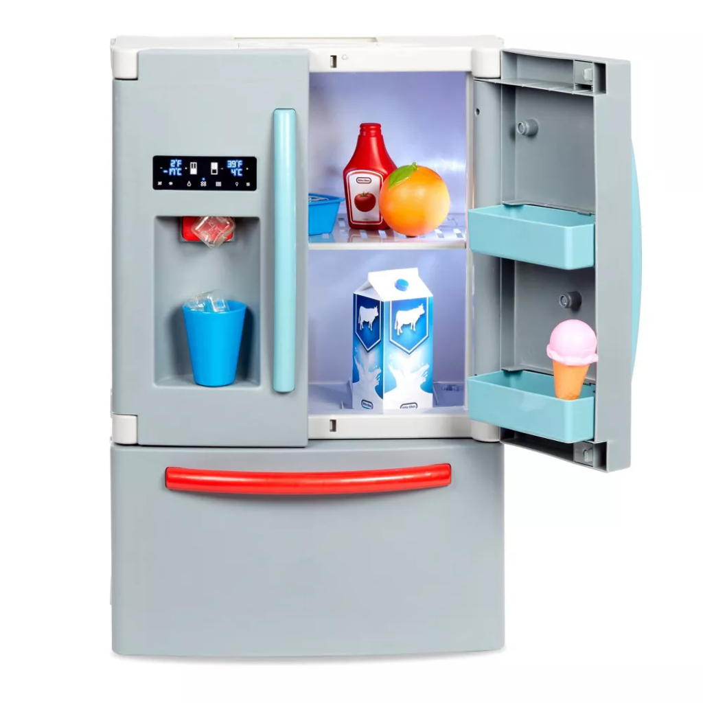 little tikes first fridge realistic pretend play appliance