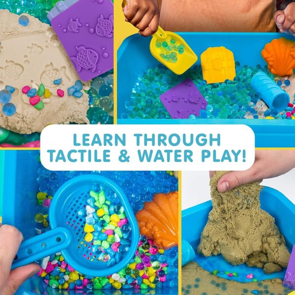 made by me explore + create sea life sensory bin2