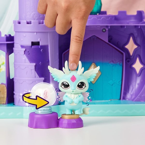 magic mixies mixlings magic castle, expanding playset with wand that reveals 5 magic moments, for kids aged 5 and up2