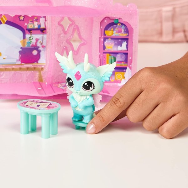 magic mixies mixlings magic castle, expanding playset with wand that reveals 5 magic moments, for kids aged 5 and up3