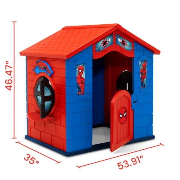 marvel spider man plastic indoor:outdoor playhouse4