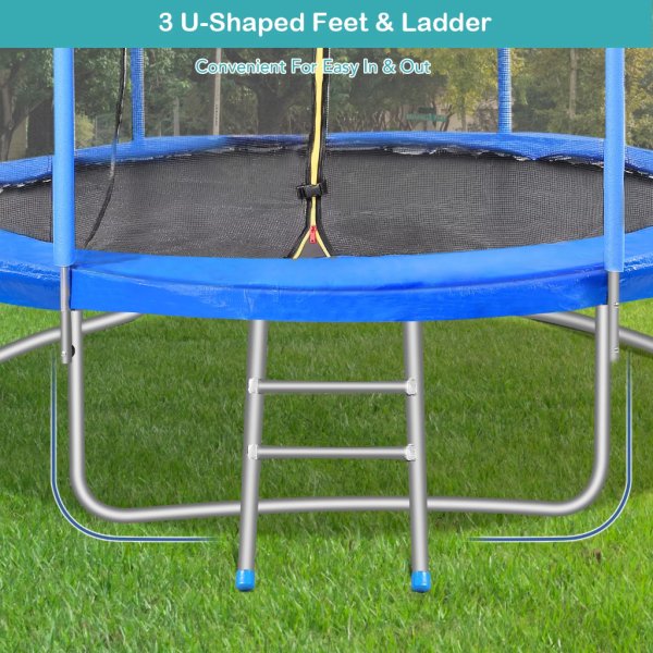 maxkare 10ft trampoline for kids toddler3