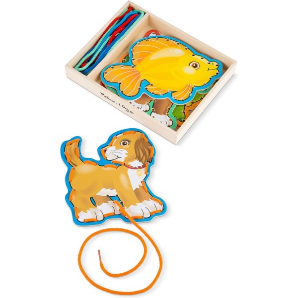 melissa & doug lace and trace activity set pets2