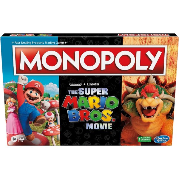 monopoly the super mario bros. movie edition board game