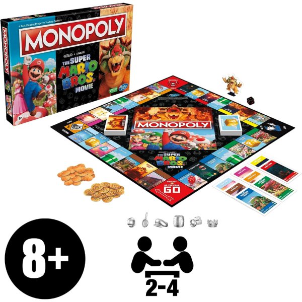 monopoly the super mario bros. movie edition board game2