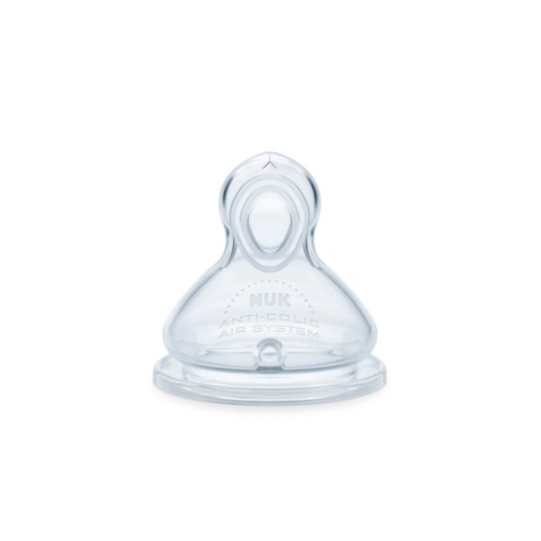 nuk smooth flow nipple silicone size 1 (2 pc)3