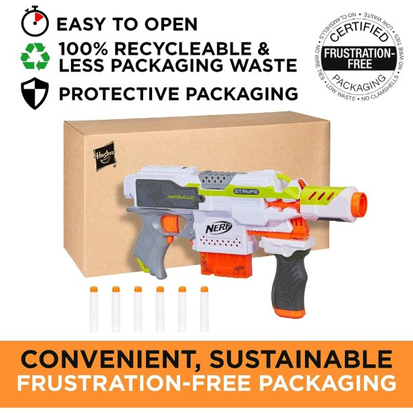 nerf stryfe modulus motorized barrel extension(6 dart clip)1