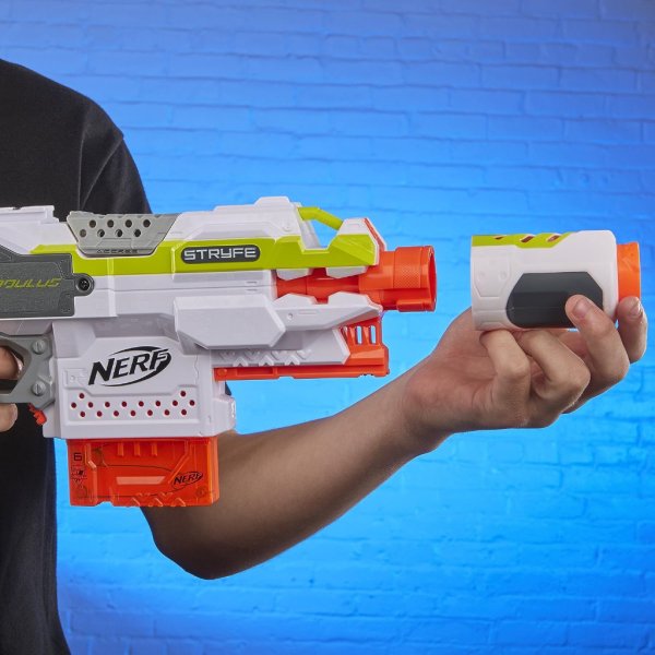 nerf stryfe modulus motorized barrel extension(6 dart clip)6