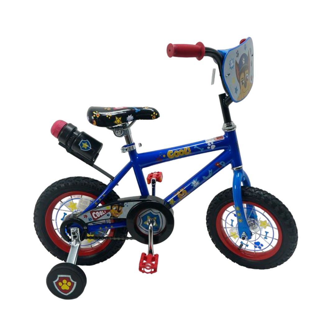 paw patrol chase bicycle 12 inch deluxe