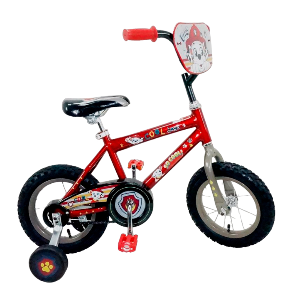 paw patrol marshall bicycle 12 inch deluxe