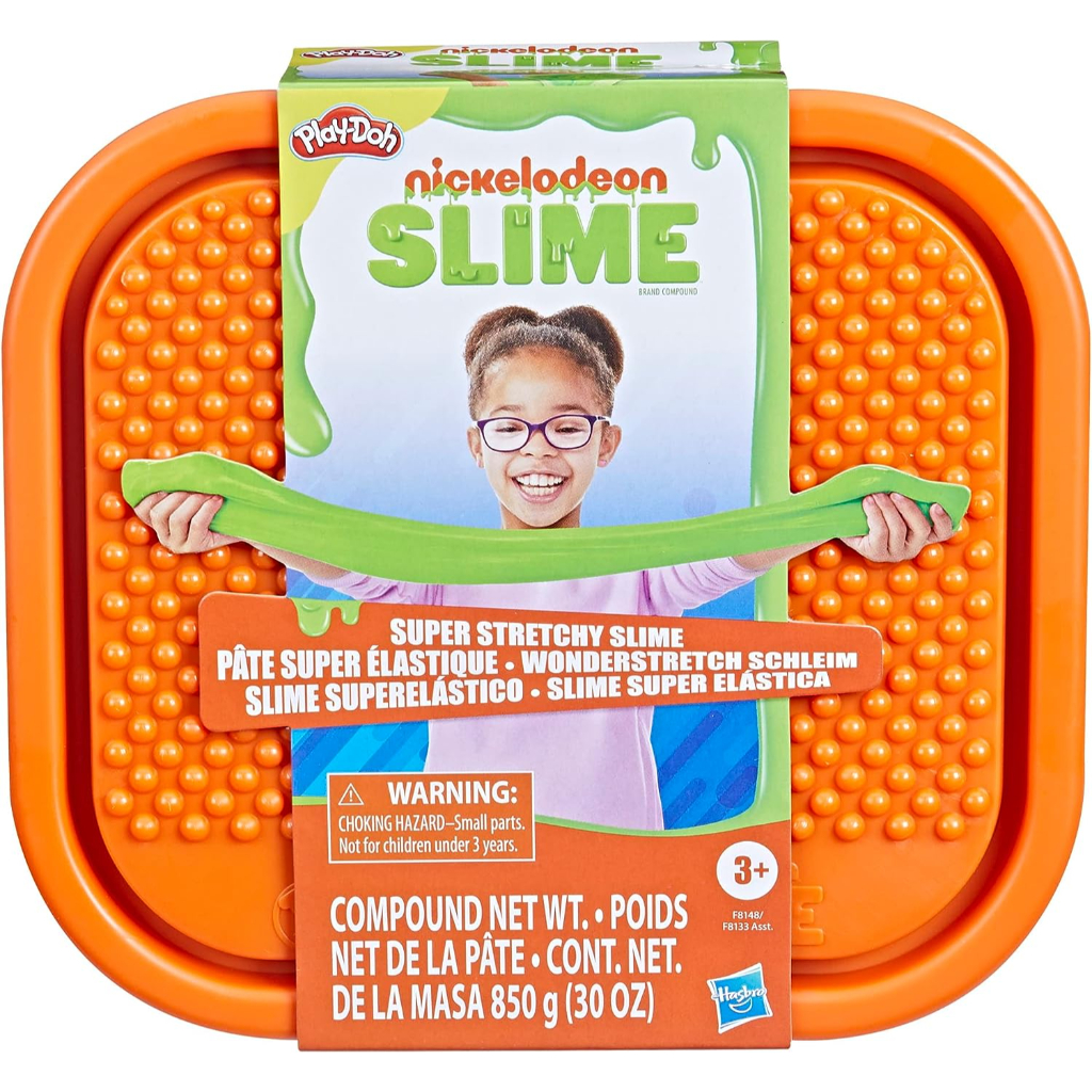 play doh nickelodeon slime brand compound stretchy green tub
