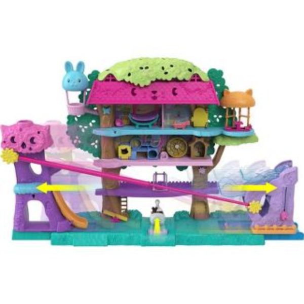 polly pocket pollyville pet adventure treehouse playset2