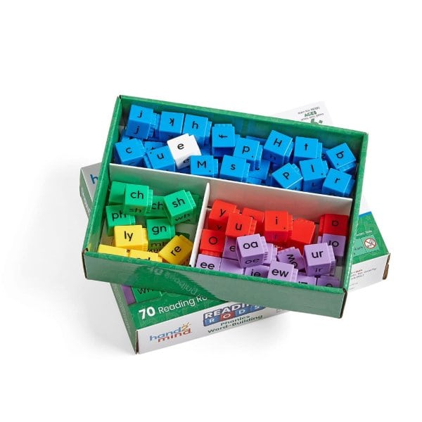 reading rods phonics word building set8