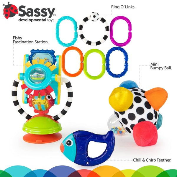 sassy discover the senses 4 piece sensory set(0+ months)3