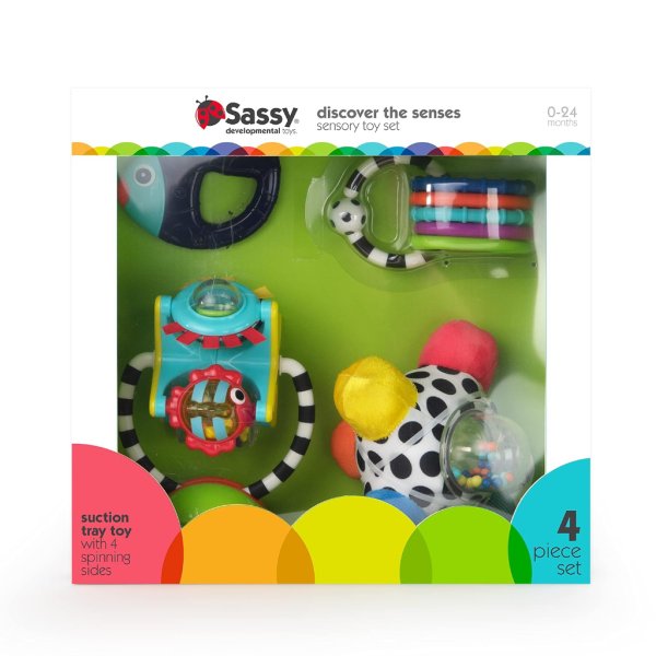 sassy discover the senses 4 piece sensory set(0+ months)4