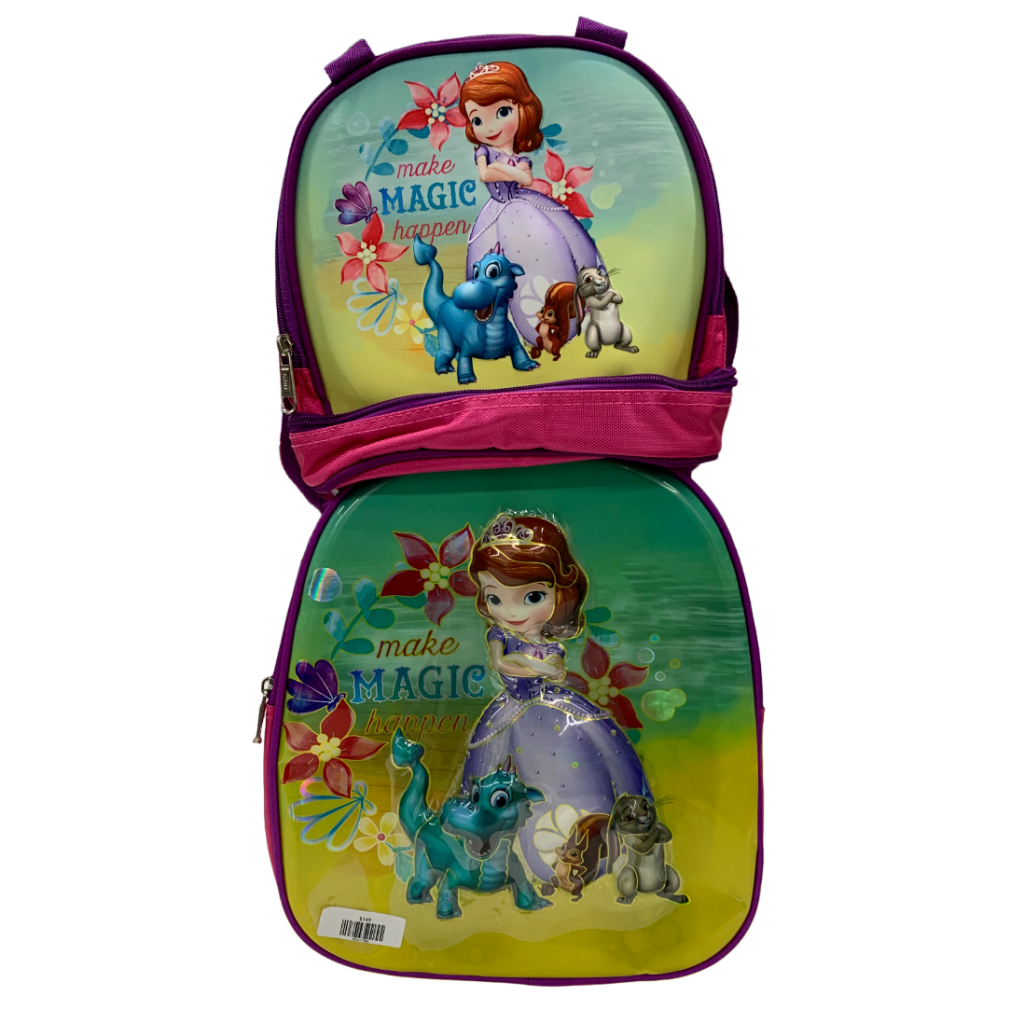 sofia the first backpack+lunch kit combo1