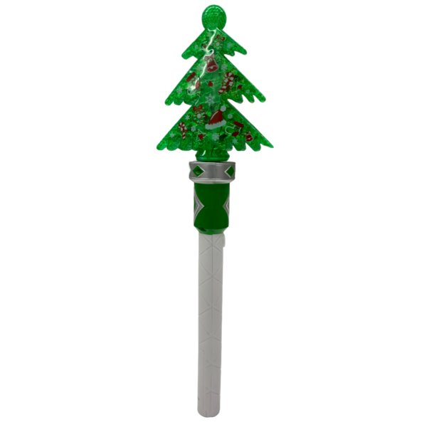 spinning+lighting christmas tree