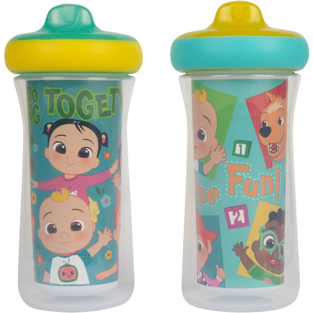 the first years cocomelon kids insulated sippy cups2