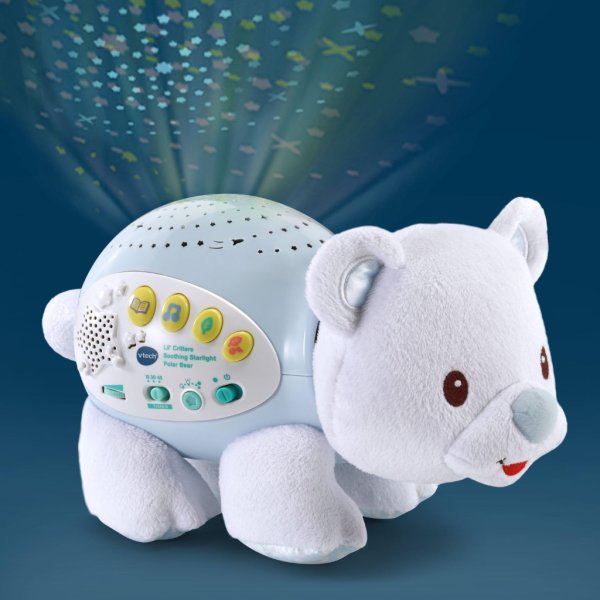 vtech baby lil' critters soothing starlight polar bear nursery projector2
