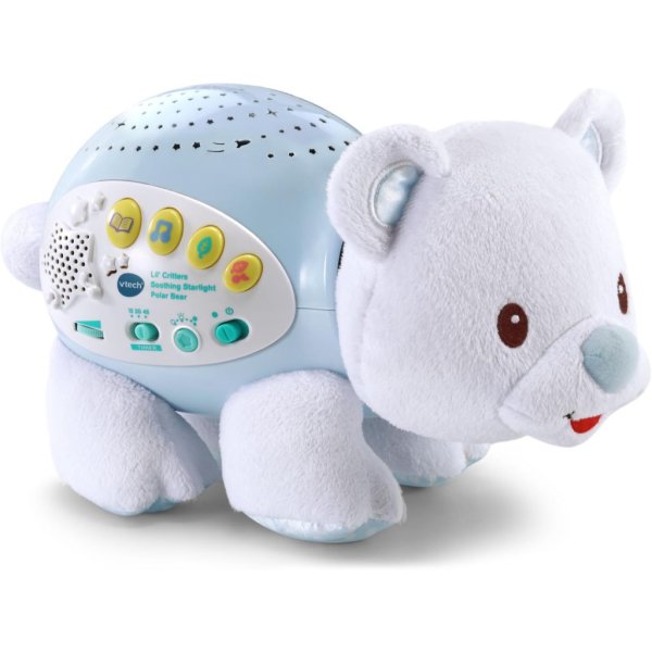 vtech baby lil' critters soothing starlight polar bear nursery projector5