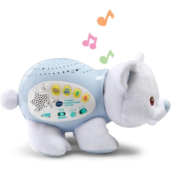 vtech baby lil' critters soothing starlight polar bear nursery projector7