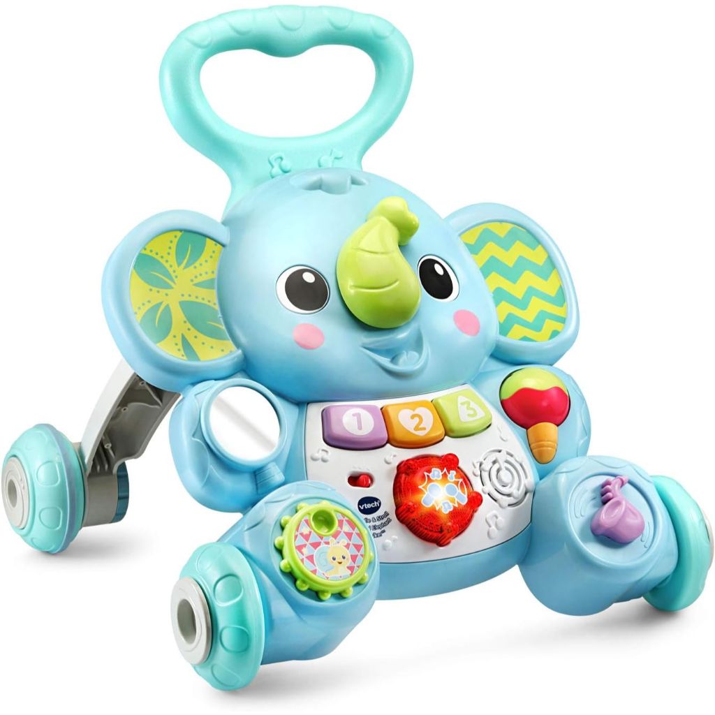 vtech toddle and stroll musical elephant walker (frustration free packaging)
