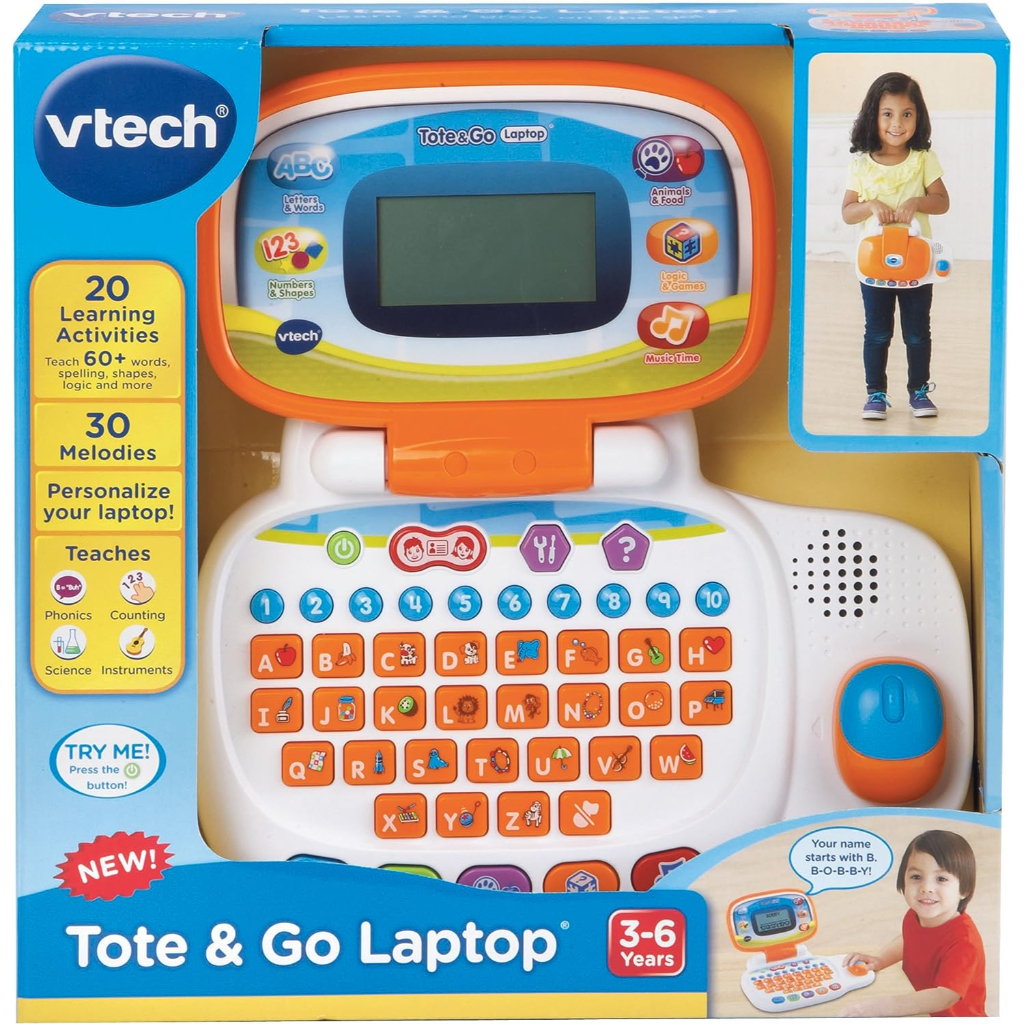 vtech tote and go laptop, orange5