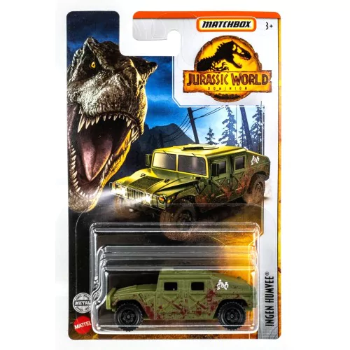 match box jurassic world die cast vehicles