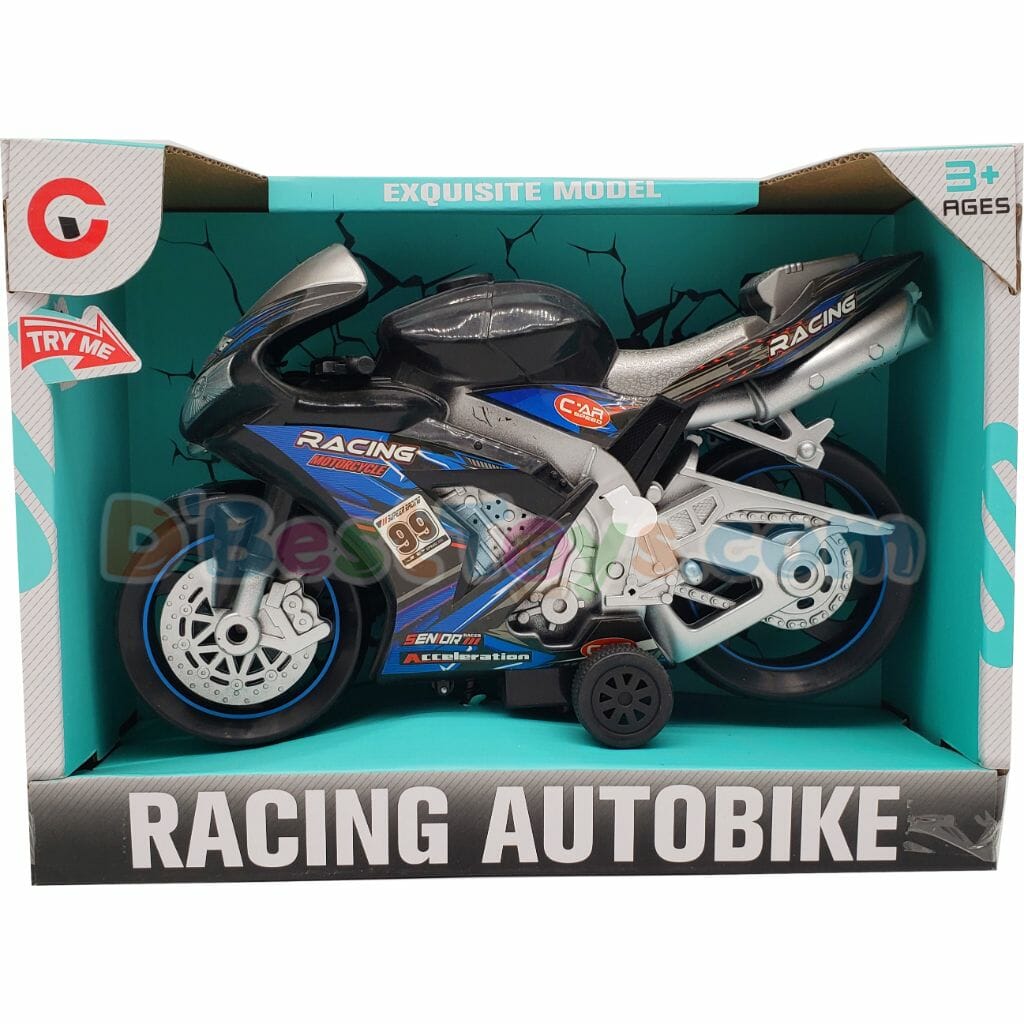 racing autobike exquisite model black