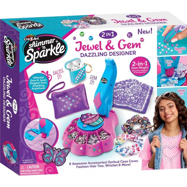 cra z art shimmer ’n sparkle jewel & gem dazzling designer8