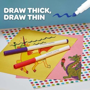 crayola supertips (80) washable markers1
